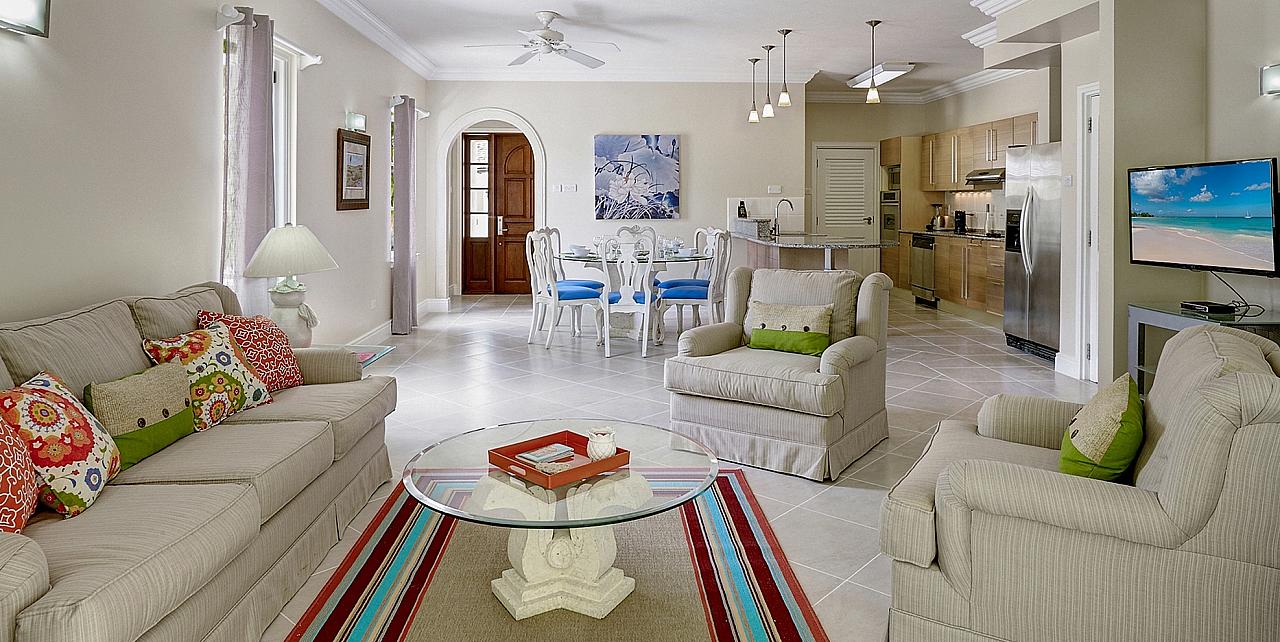 Barbados, The Falls Townhouse 4 - Living Area