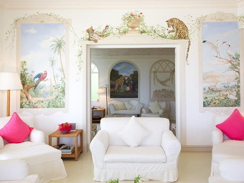 Zinnia , Centre of Island  