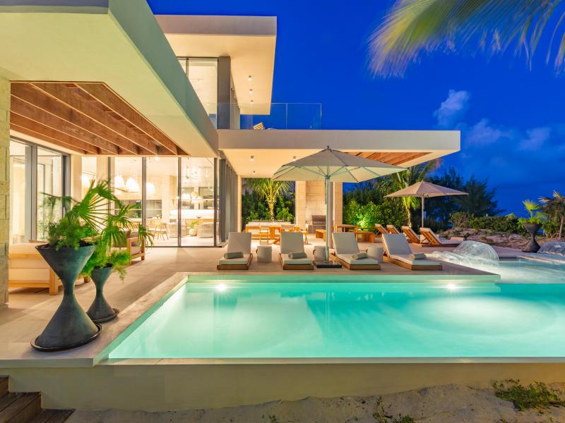 Dune House - Beachfront , Long Bay , Providenciales  