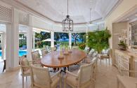 Barbados, Sandy Lane Klairan Villa - Dining Area